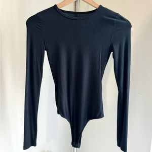 Hollister Black Long Sleeve Bodysuit